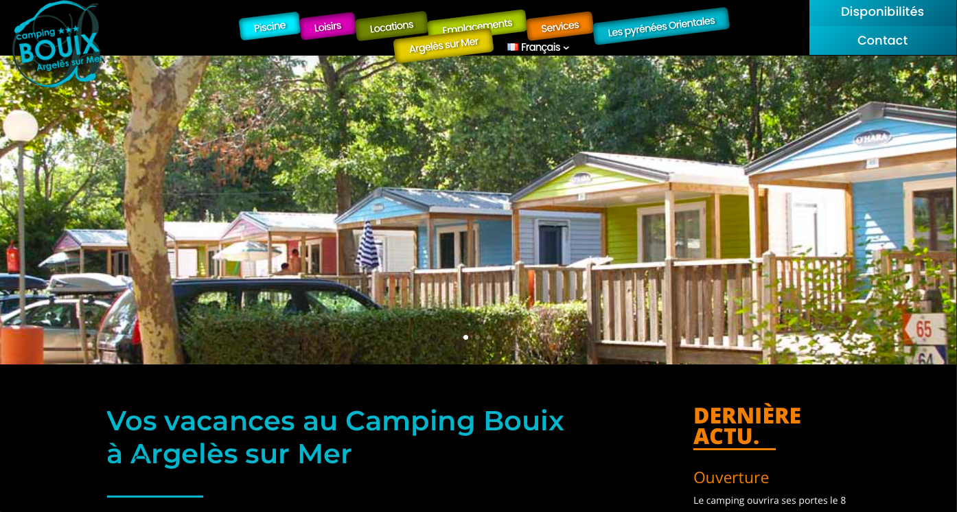 Sites Internet - Camping Bouix
